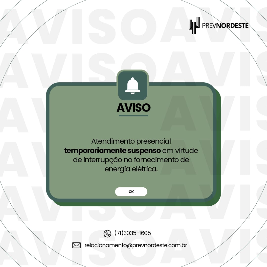 RAI 2025 prevnodordeste-atendimento-presencial-suspenso